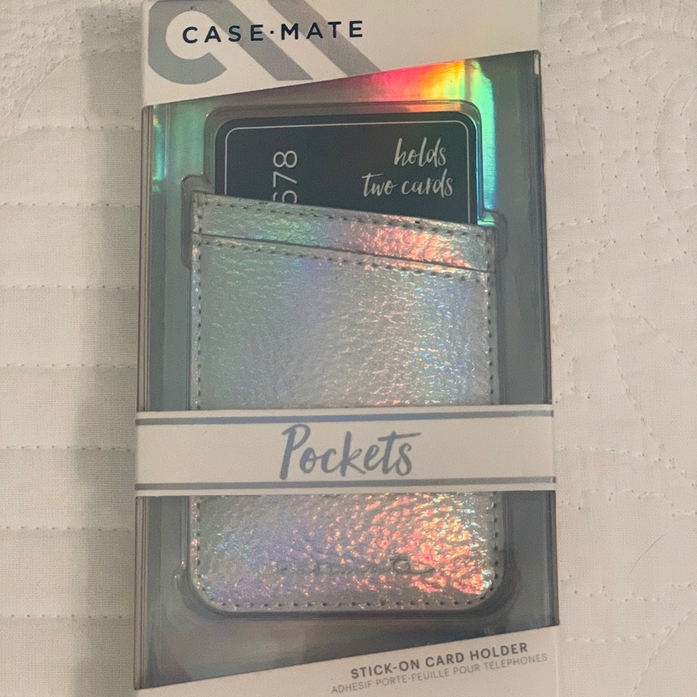 (BRAND NEW) Case-Mate Pockets Stick-On card holder